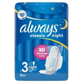 Proizvod Always Classic noćni higijenski ulošci 8 kom brenda Always