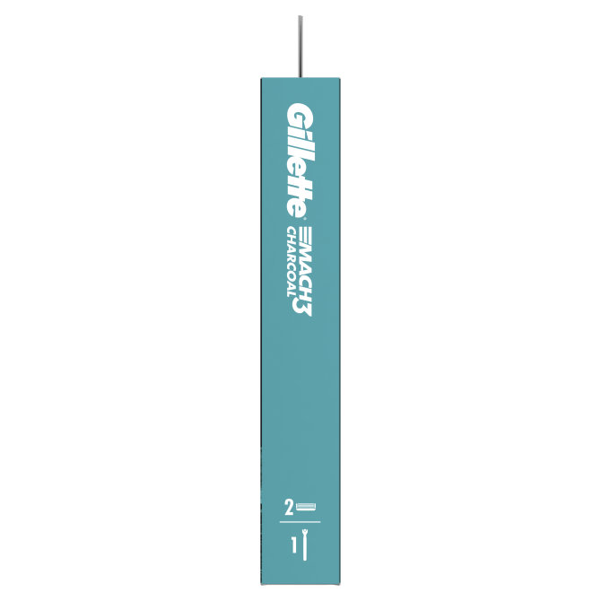 Proizvod Gillette Mach3 Charcoal brijač + 2 zamjenske britvice brenda Gillette