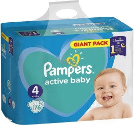 Proizvod Pampers pelene Active baby veličina 4 (9-14 kg) giant pack 76 kom brenda Pampers