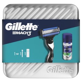 Proizvod Gillette Mach3 poklon paket brijač i gel brenda Gillette