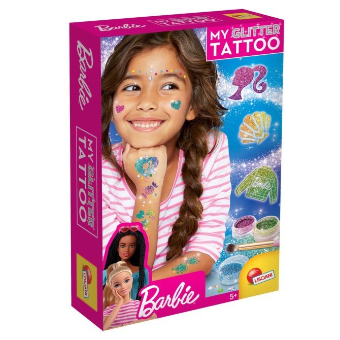 Proizvod Barbie set za izradu tetovaža brenda Lisciani