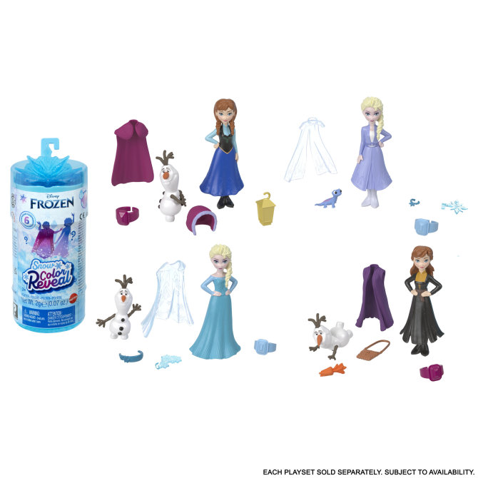 Proizvod Frozen Color Reveal lutka brenda Disney