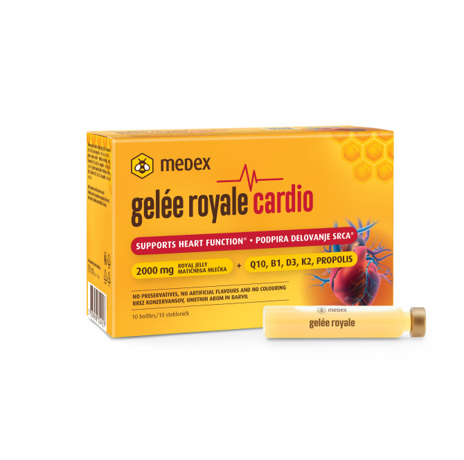 Proizvod Medex Gelee Royale Cardio ampule 10x9ml brenda Medex