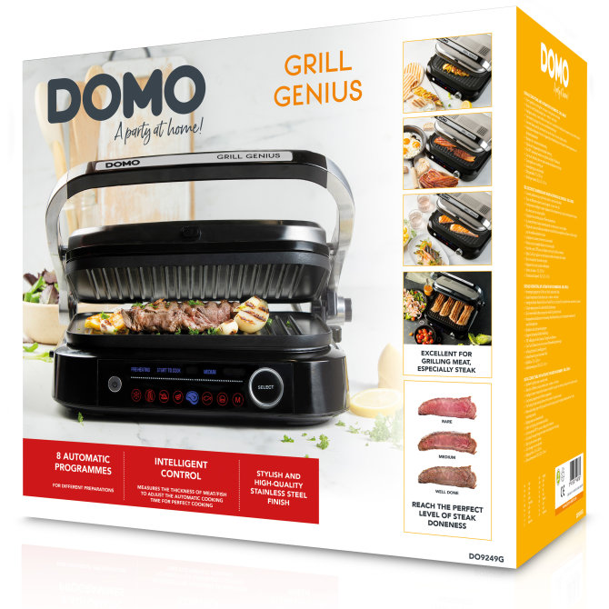 Proizvod DOMO Digitalni kontaktni roštilj - Grill Genius brenda Domo