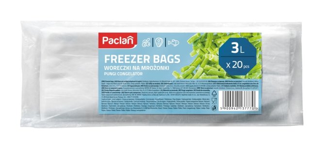 Proizvod Paclan vrećice za zamrzavanje 3 l brenda Paclan
