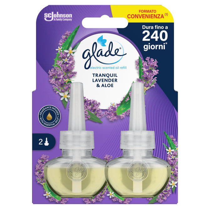 Proizvod Glade punjenje za električni osvježivač zraka - Lavanda i Aloe 2x20 ml brenda Glade
