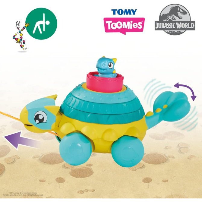 Proizvod Tomy Jurassic dinosaur za slaganje brenda Tomy