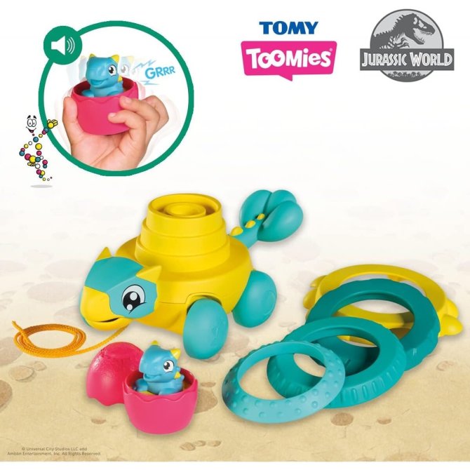 Proizvod Tomy Jurassic dinosaur za slaganje brenda Tomy