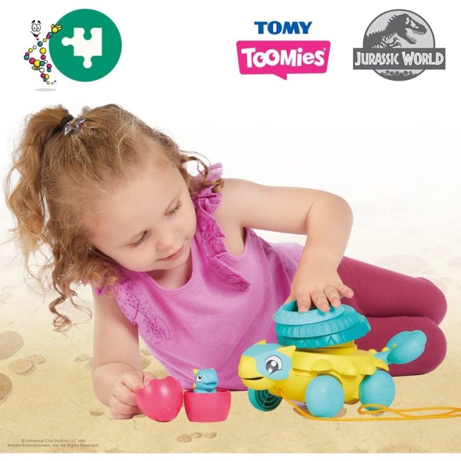 Proizvod Tomy Jurassic dinosaur za slaganje brenda Tomy