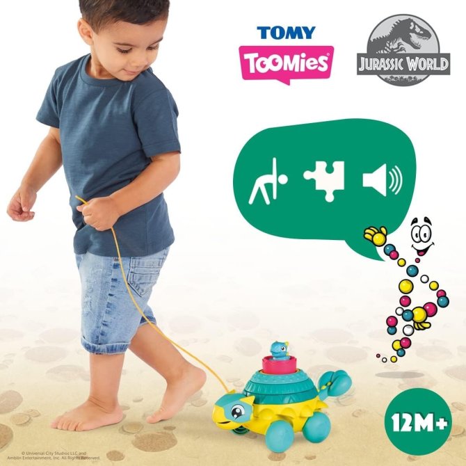Proizvod Tomy Jurassic dinosaur za slaganje brenda Tomy