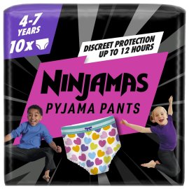 Proizvod Pampers Ninjamas Pyjama Pants pelene-gaćice (17 – 30 kg) – Heart, 10 kom brenda Pampers