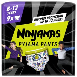Proizvod Pampers Ninjamas Pyjama Pants pelene-gaćice (27 – 43 kg) – Space, 9 kom brenda Pampers