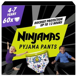 Proizvod Pampers Ninjamas Pyjama Pants pelene-gaćice (17 – 30 kg) – Space, 60 kom brenda Pampers