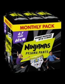 Proizvod Pampers Ninjamas Pyjama Pants pelene-gaćice (17 – 30 kg) – Space, 60 kom brenda Pampers