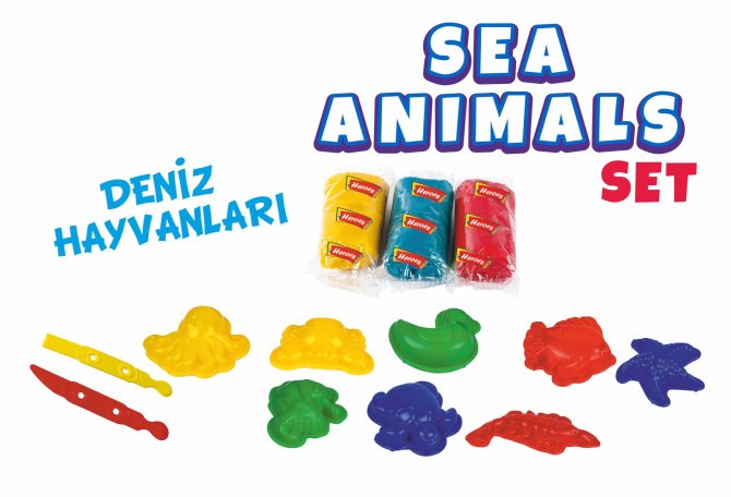 Proizvod Heroes plastelin mini set - morske životinje brenda Heroes