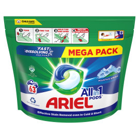 Proizvod Ariel Mountain Spring gel kapsule 63 komada za 63 pranja brenda Ariel