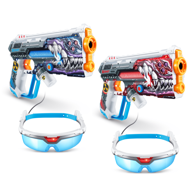 Proizvod X-Shot Skins Laser 360 set za igru pištolj + naočale brenda X-Shot