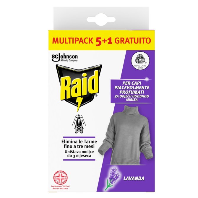 Proizvod Raid® Tarme protiv moljaca - lavanda multipack brenda Raid
