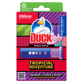 Proizvod Duck® Fresh Discs gel za čišćenje i osvježavanje WC školjke - Tropical Adventure brenda Duck