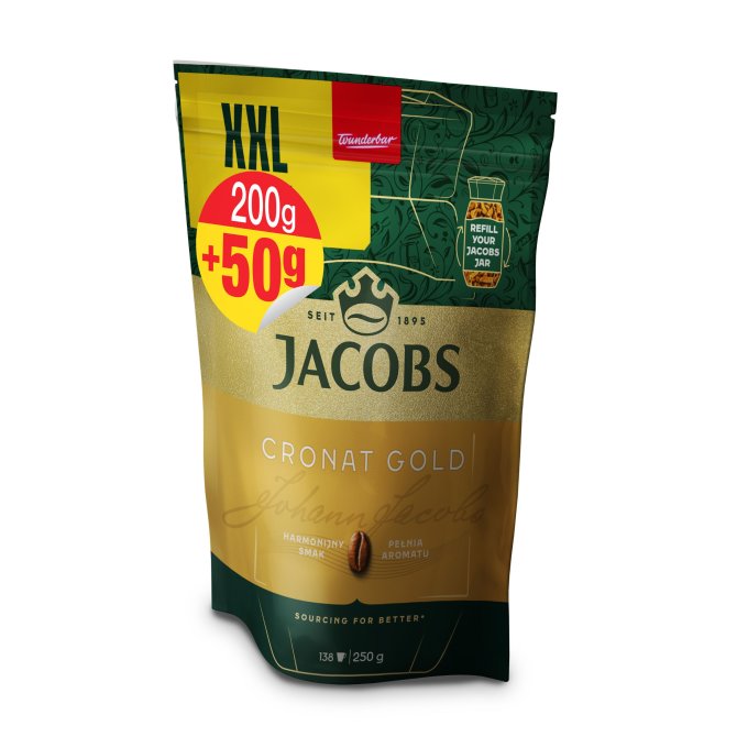 Proizvod Jacobs instant kava Cronat gold refil 200g+50g brenda Jacobs