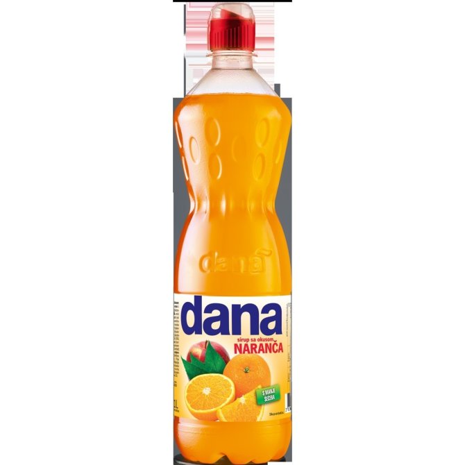 Proizvod Dana voćni sirup - naranča 1 l brenda Dana