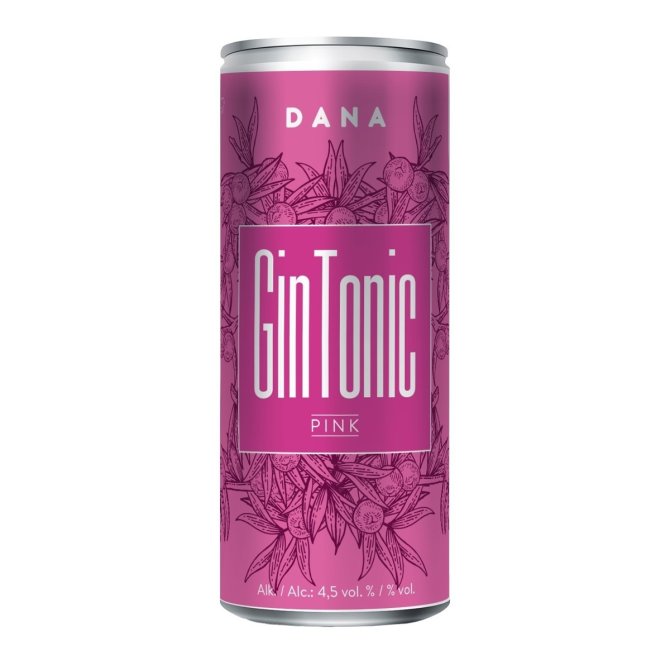 Proizvod Dana koktel Pink Gin Tonic 4.5% 0.33 l brenda Dana