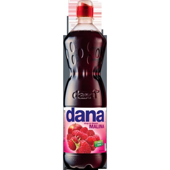Proizvod Dana voćni sirup - malina 1 l brenda Dana