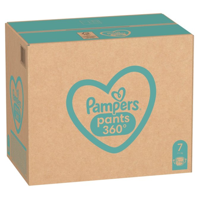 Proizvod Pampers Pants pelene-gaćice veličina 7 (17+kg) 114 kom brenda Pampers