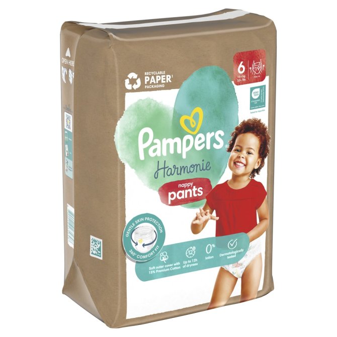 Proizvod Pampers Harmonie pelene-gaćice vel. 6 (15+ kg), 19 kom brenda Pampers