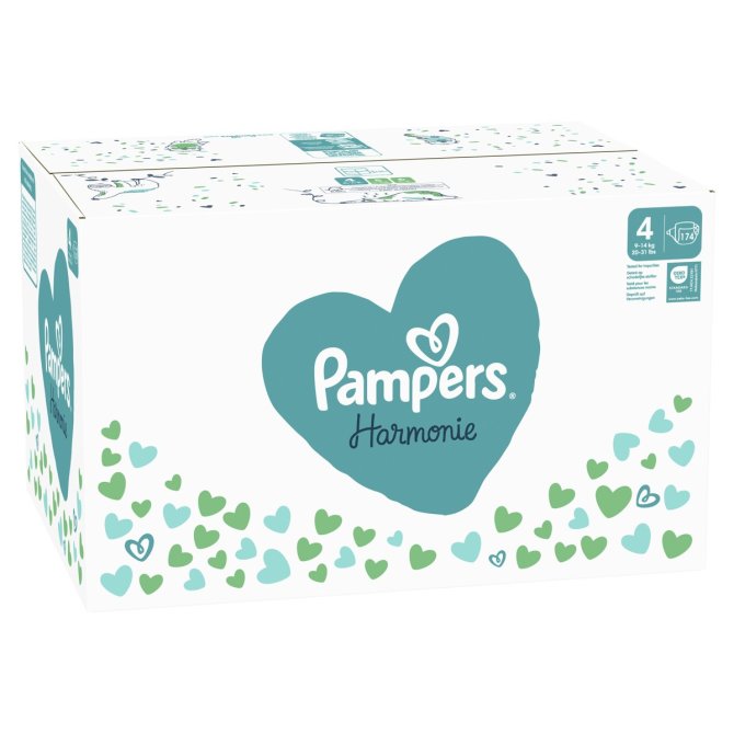Proizvod Pampers Harmonie pelene vel. 4 (9-14 kg), 174 kom brenda Pampers
