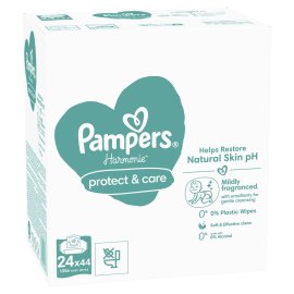 Proizvod Pampers Harmonie Protect & Care vlažne maramice s nevenom 24x44 kom brenda Pampers