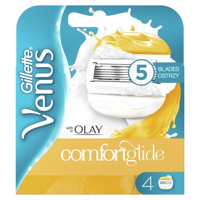 Proizvod Gillette Venus Comfortglide Coconut Plus Olay zamjenske britvice 4 kom brenda Gillette