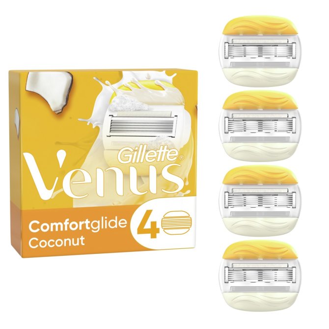 Proizvod Gillette Venus Comfortglide Coconut Plus Olay zamjenske britvice 4 kom brenda Gillette