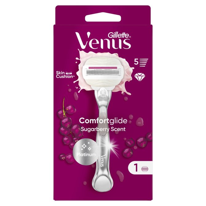 Proizvod Gillette Venus Comfortglide Sugarberry Plus Olay brijač sa zamjenskom britvicom brenda Gillette