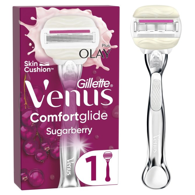 Proizvod Gillette Venus Comfortglide Sugarberry Plus Olay brijač sa zamjenskom britvicom brenda Gillette