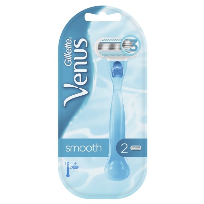 Proizvod Gillette Venus Smooth brijač sa zamjenskom britvicom 2 kom brenda Gillette