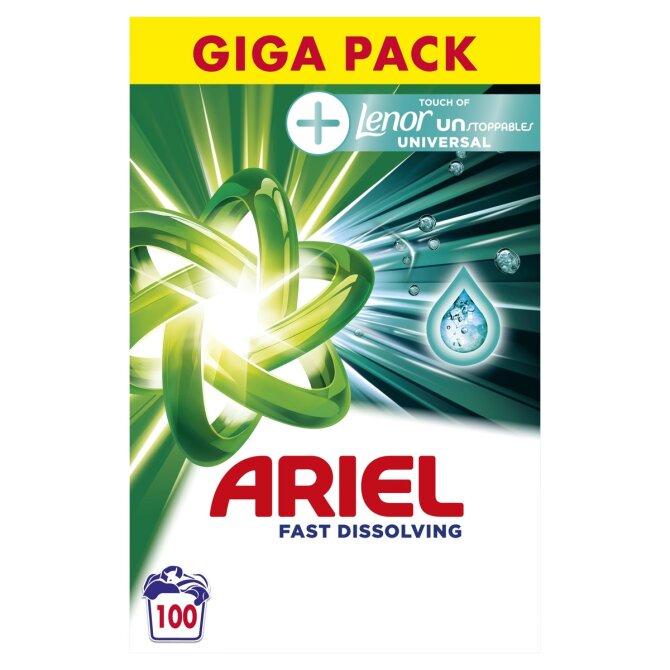 Proizvod Ariel+ Touch Of Lenor Unstoppables Universal prašak 100 pranja brenda Ariel
