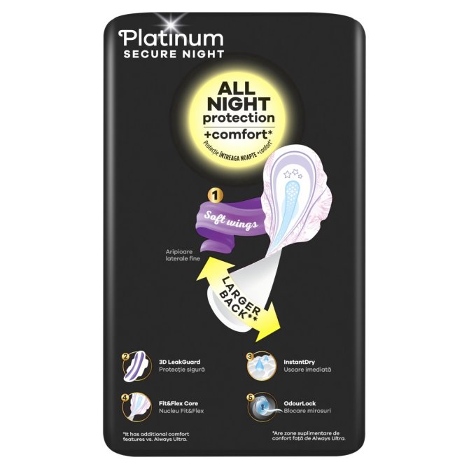 Proizvod Always Platinum Secure Night higijenski ulošci 20 kom brenda Always