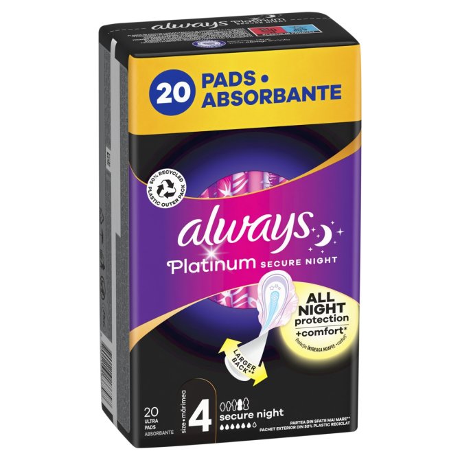 Proizvod Always Platinum Secure Night higijenski ulošci 20 kom brenda Always