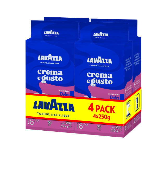 Proizvod Lavazza mljevena kava Crema e Gusto Dolce 4-pack brenda Lavazza