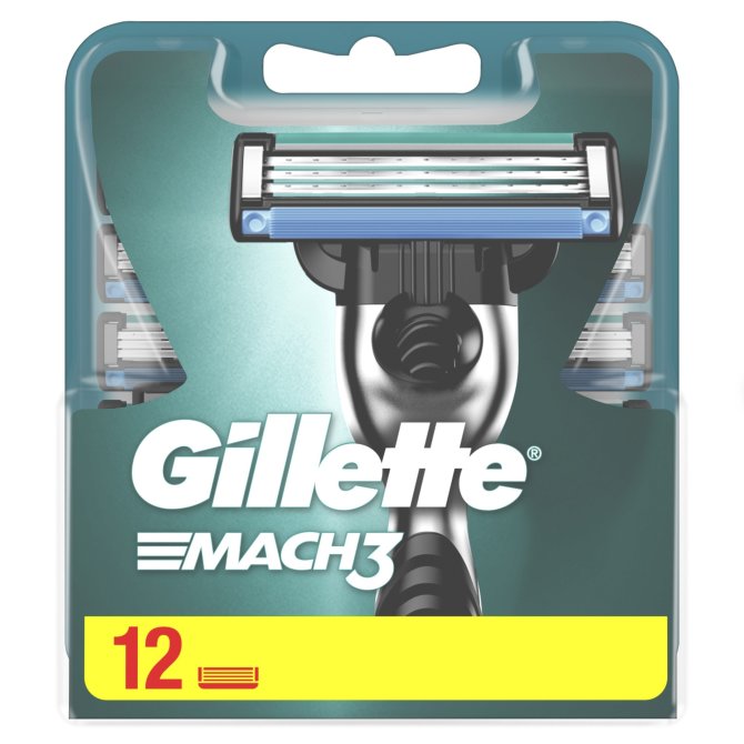 Proizvod Gillette Mach3 zamjenske britvice 12 kom brenda Gillette