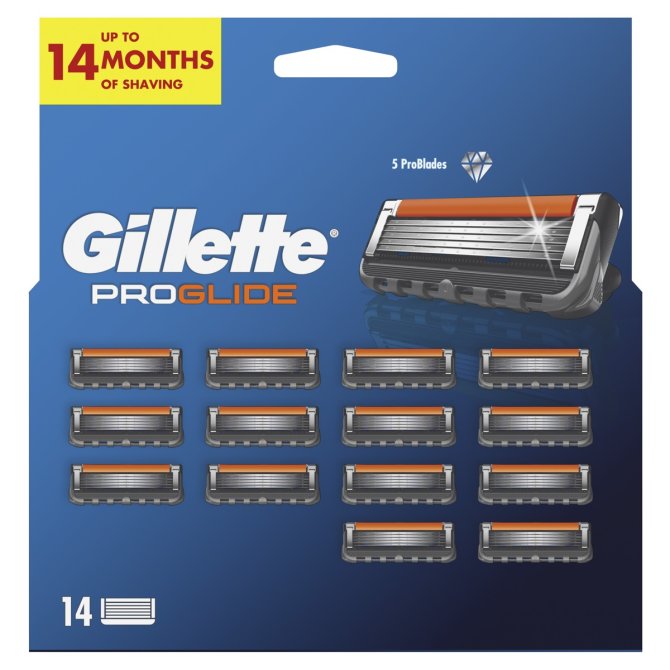 Proizvod Gillette Proglide zamjenske britvice 14 komada brenda Gillette
