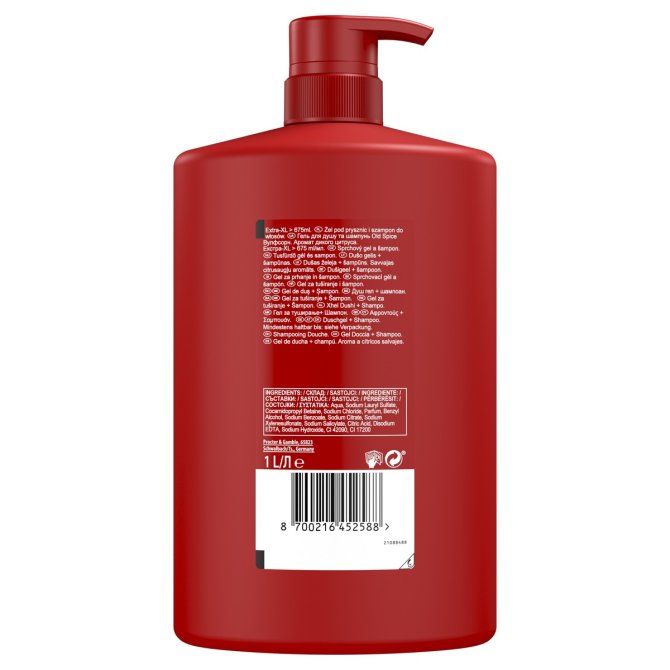 Proizvod Old Spice Wolfthorn gel za tuširanje i šampon 1000 ml brenda Old Spice