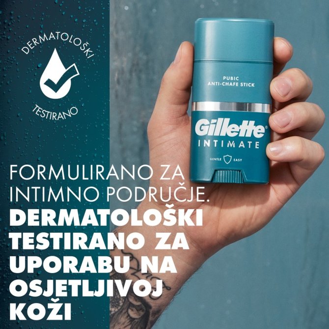 Proizvod Gillette Intimate Pubic Anti-chafe Stick balzam protiv iritacije od trenja 48 g brenda Gillette