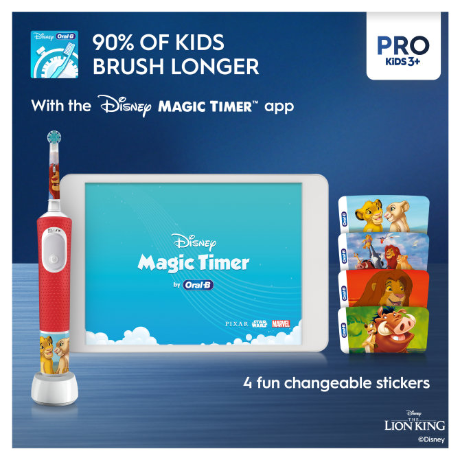 Proizvod Oral-B električna zubna četkica Pro Kids Lion King s putnom torbicom brenda Oral-B
