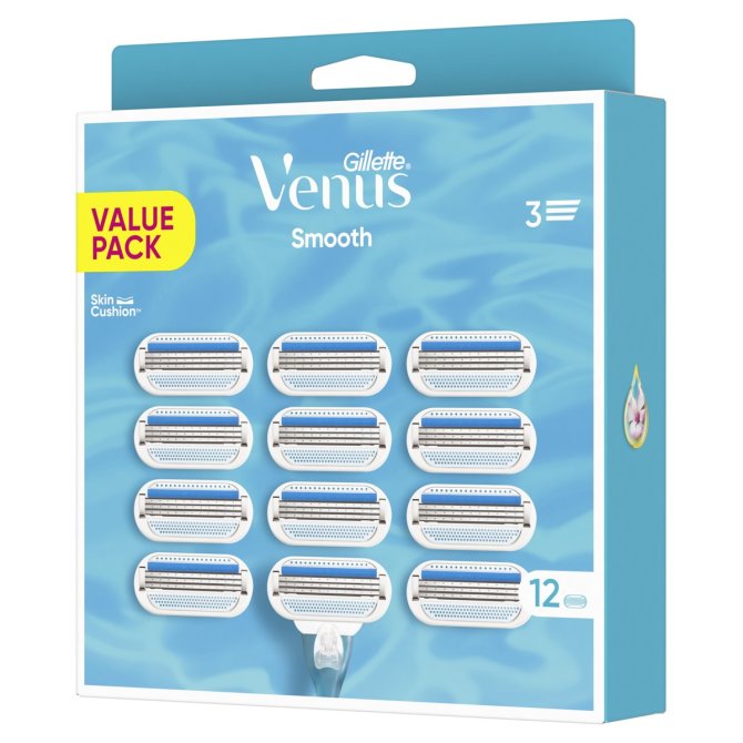 Proizvod Gillette Venus Smooth zamjenske britvice 12 komada brenda Gillette
