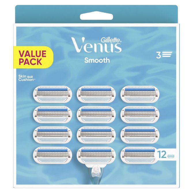 Proizvod Gillette Venus Smooth zamjenske britvice 12 komada brenda Gillette