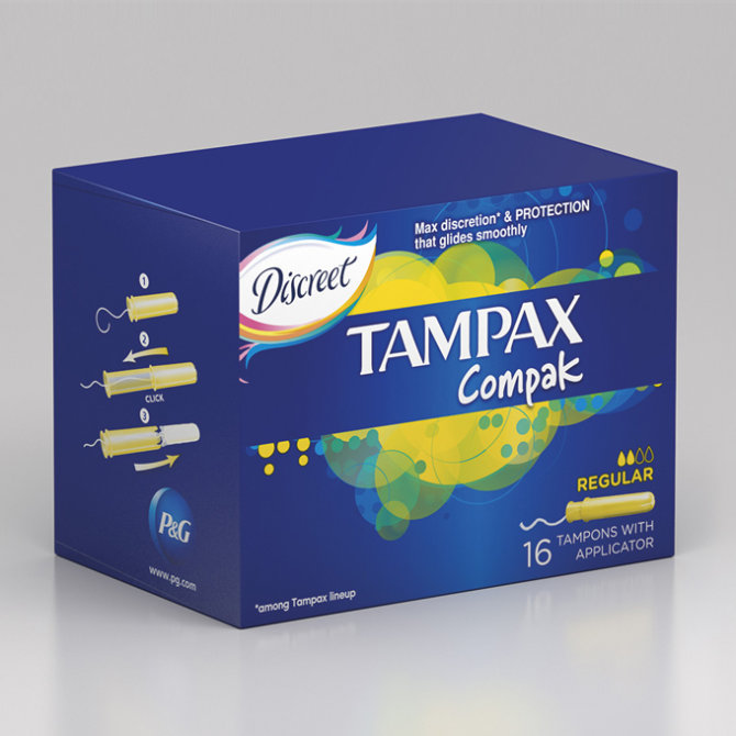 Proizvod Tampax compak tamponi regular 16 komada brenda Tampax