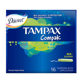 Proizvod Tampax compak tamponi super 16 komada brenda Tampax