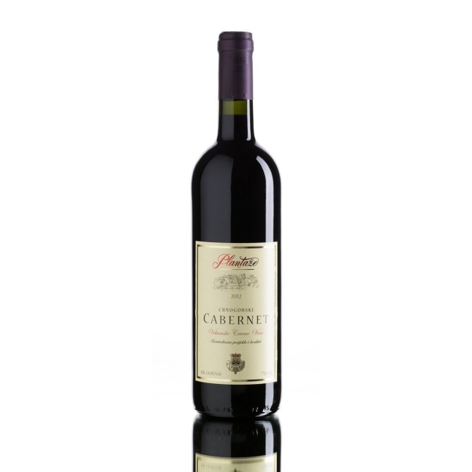Proizvod Plantaže Cabernet crveno vino 0.75 l brenda Plantaže